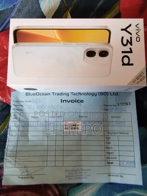 Vivo Y31d 128 GB White