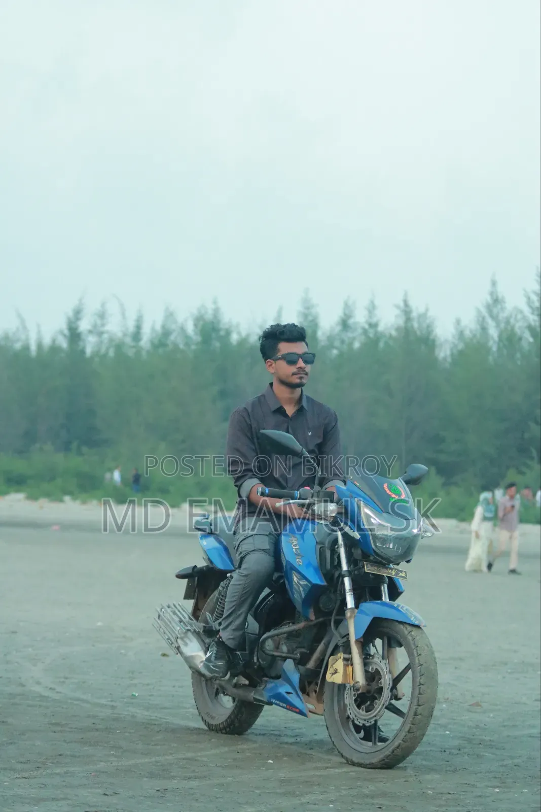 নতুন টিভিএস আপাচে আরটিআর ১৬০ ২ভি ২০১৯ নীল