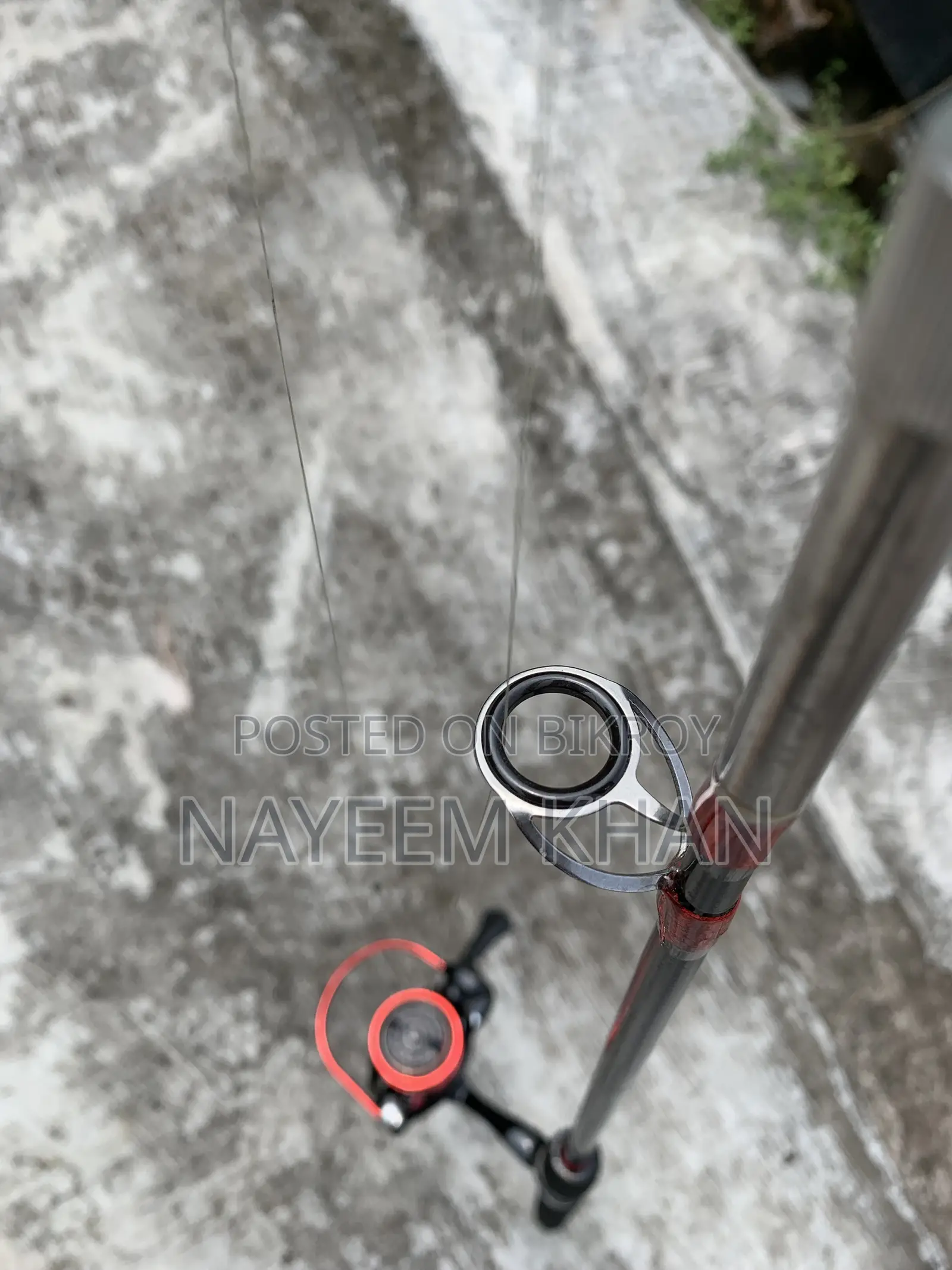 Fishing Rod + Line + Hook + Reel full setup will be sold