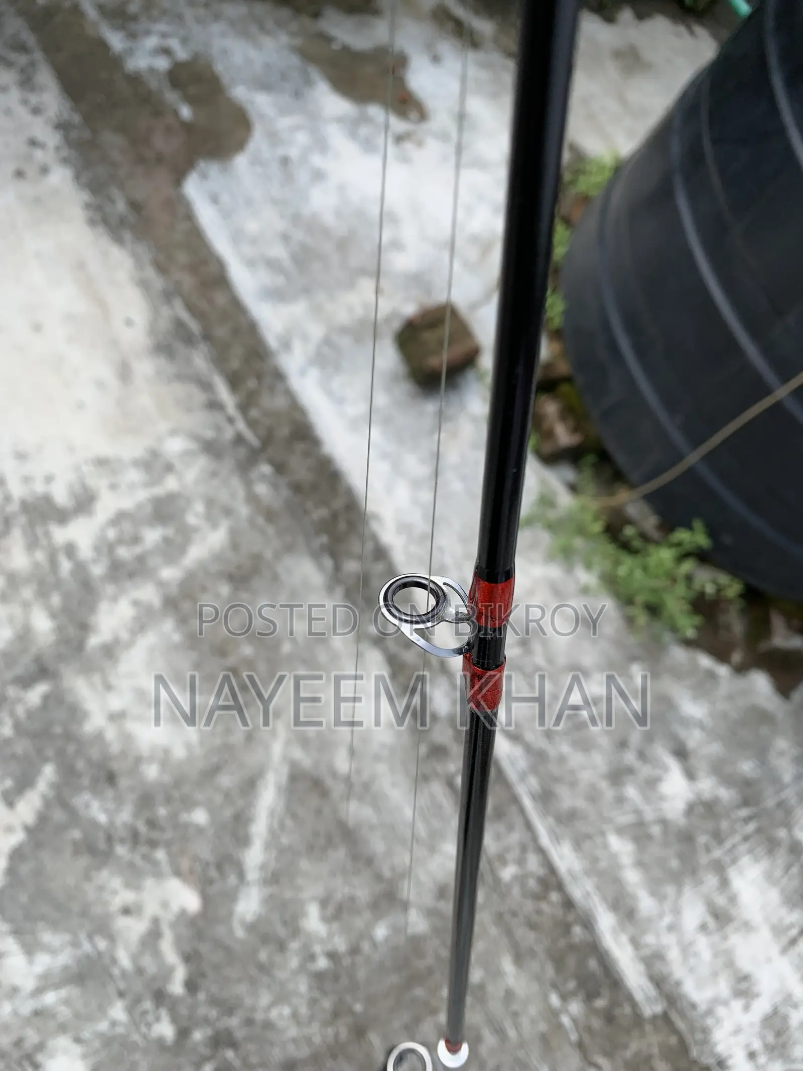 Fishing Rod + Line + Hook + Reel full setup will be sold