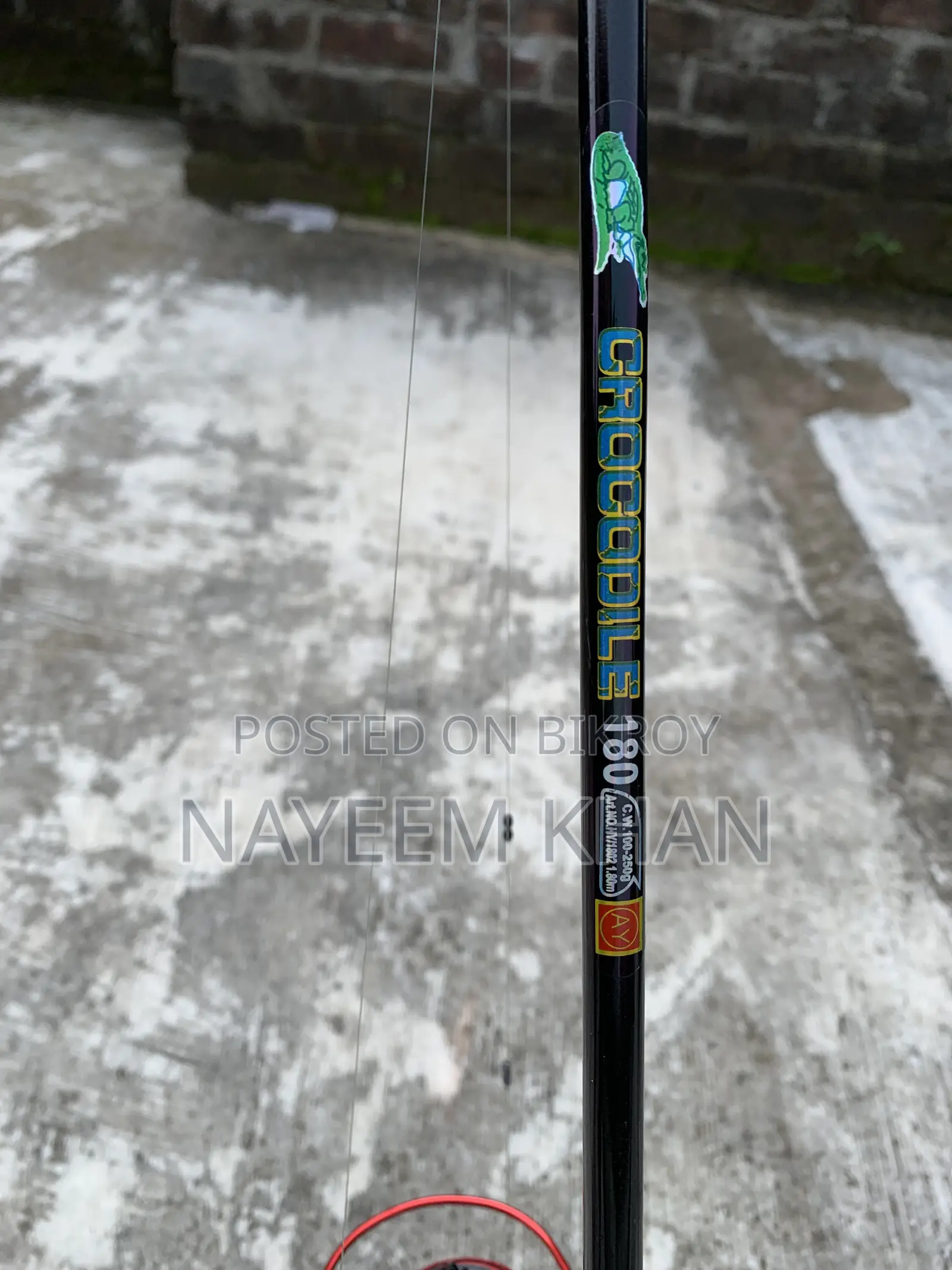 Fishing Rod + Line + Hook + Reel full setup will be sold