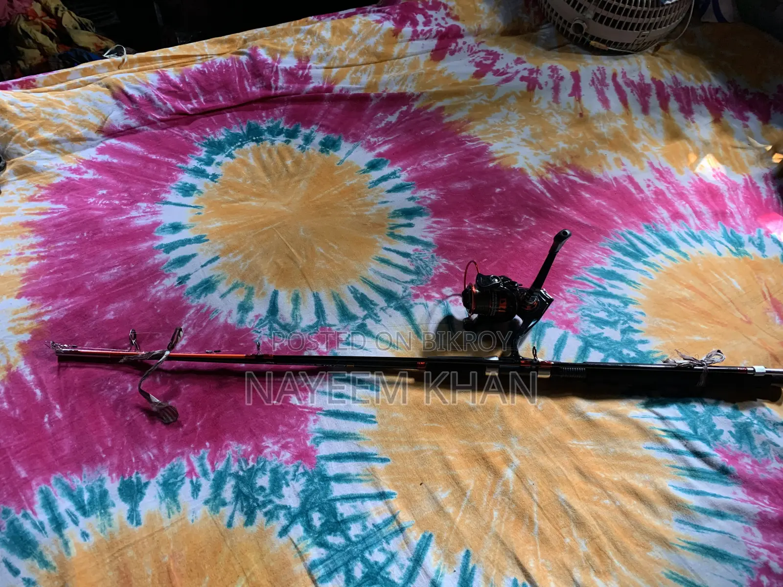 Fishing Rod + Line + Hook + Reel full setup will be sold