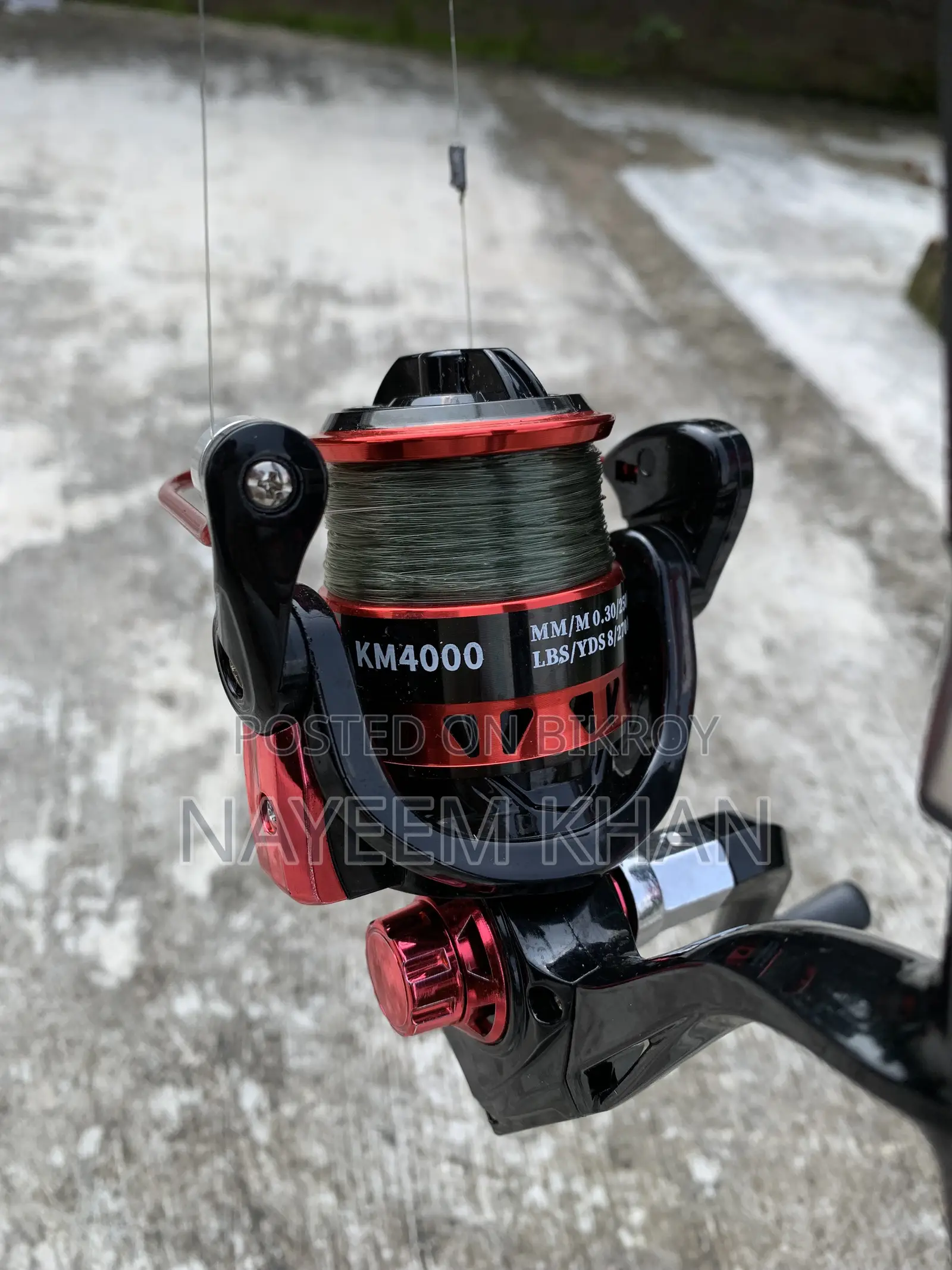 Fishing Rod + Line + Hook + Reel full setup will be sold