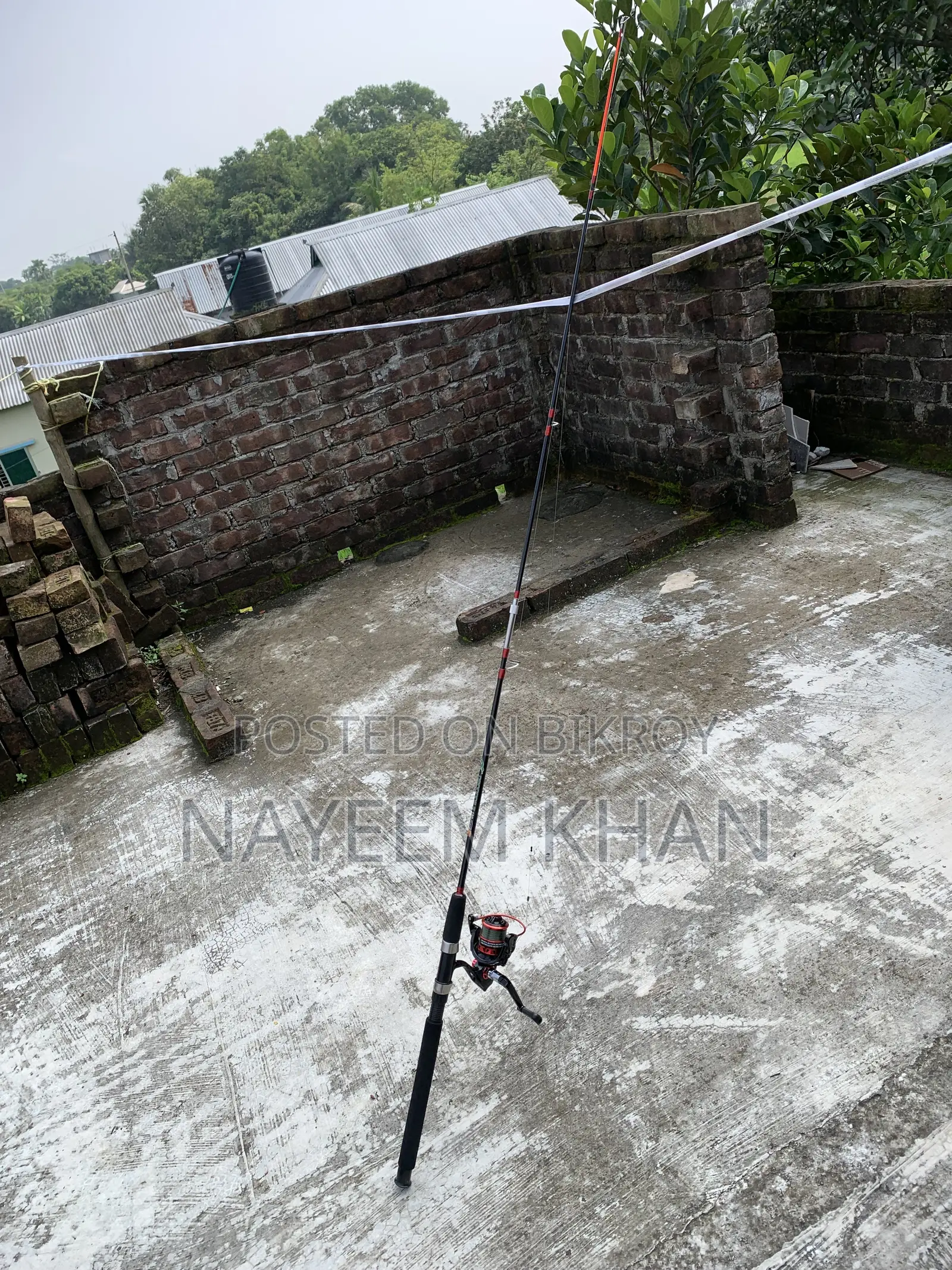 Fishing Rod + Line + Hook + Reel full setup will be sold