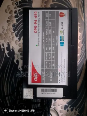 ওভো ৪৫০ডব্লিউ পাওয়ার সাপ্লাই (Ops-P4-450)