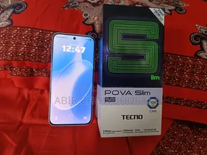 টেকনো পোভা স্লিম ৫জি ২৫৬ জিবি সাদা