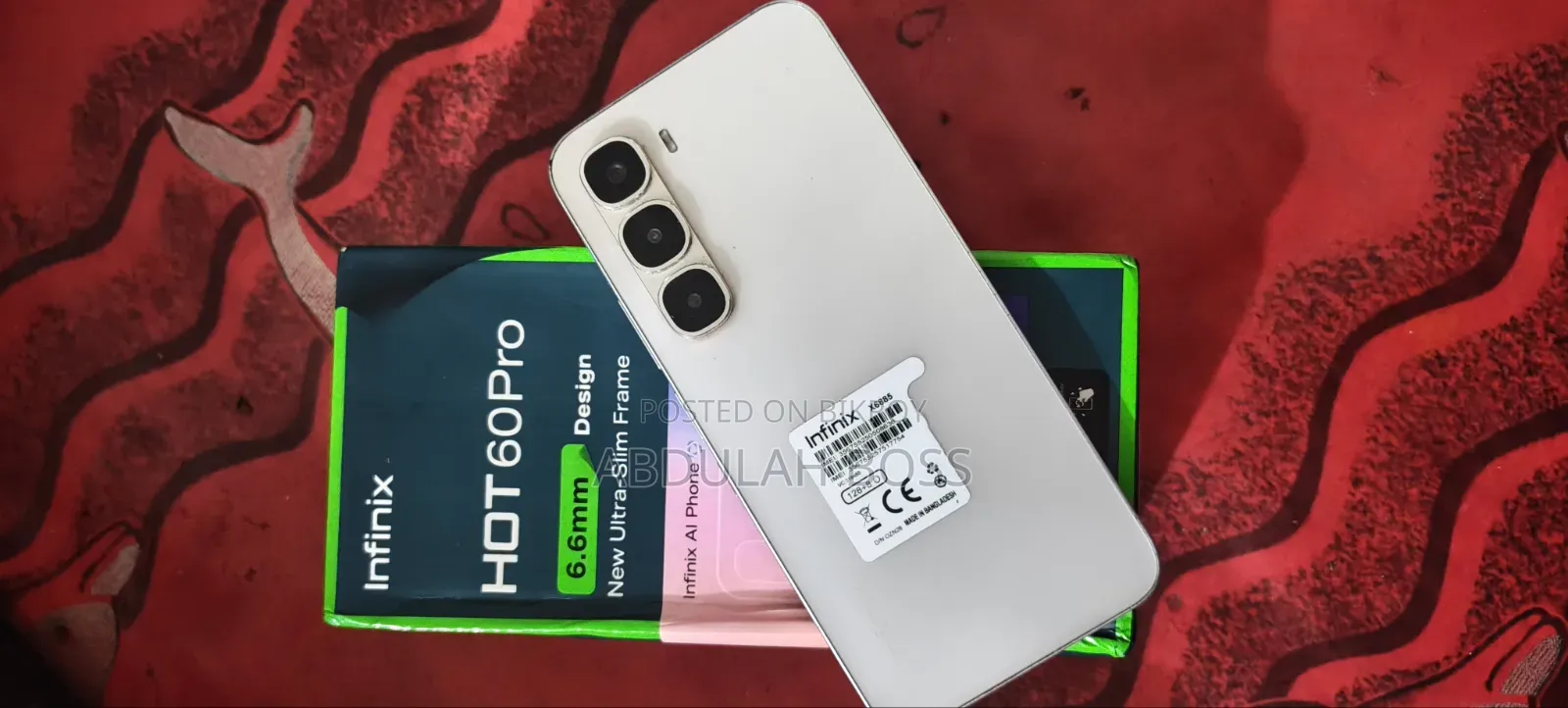 ইনফিনিক্স হট ৬০ প্রো ১২৮ জিবি সিলভার