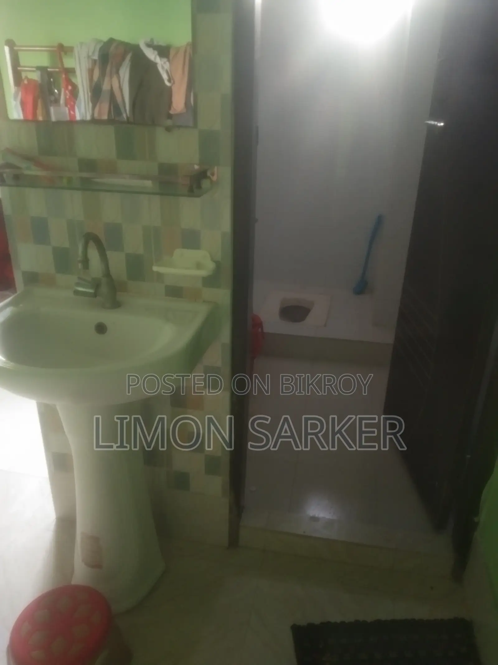ভাড়ার জন্য বাড্ডায় ১ বেডরুম রুম এবং পার্লার