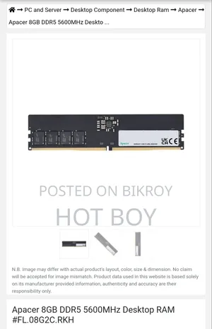 8gb Ddr5 5600mhz