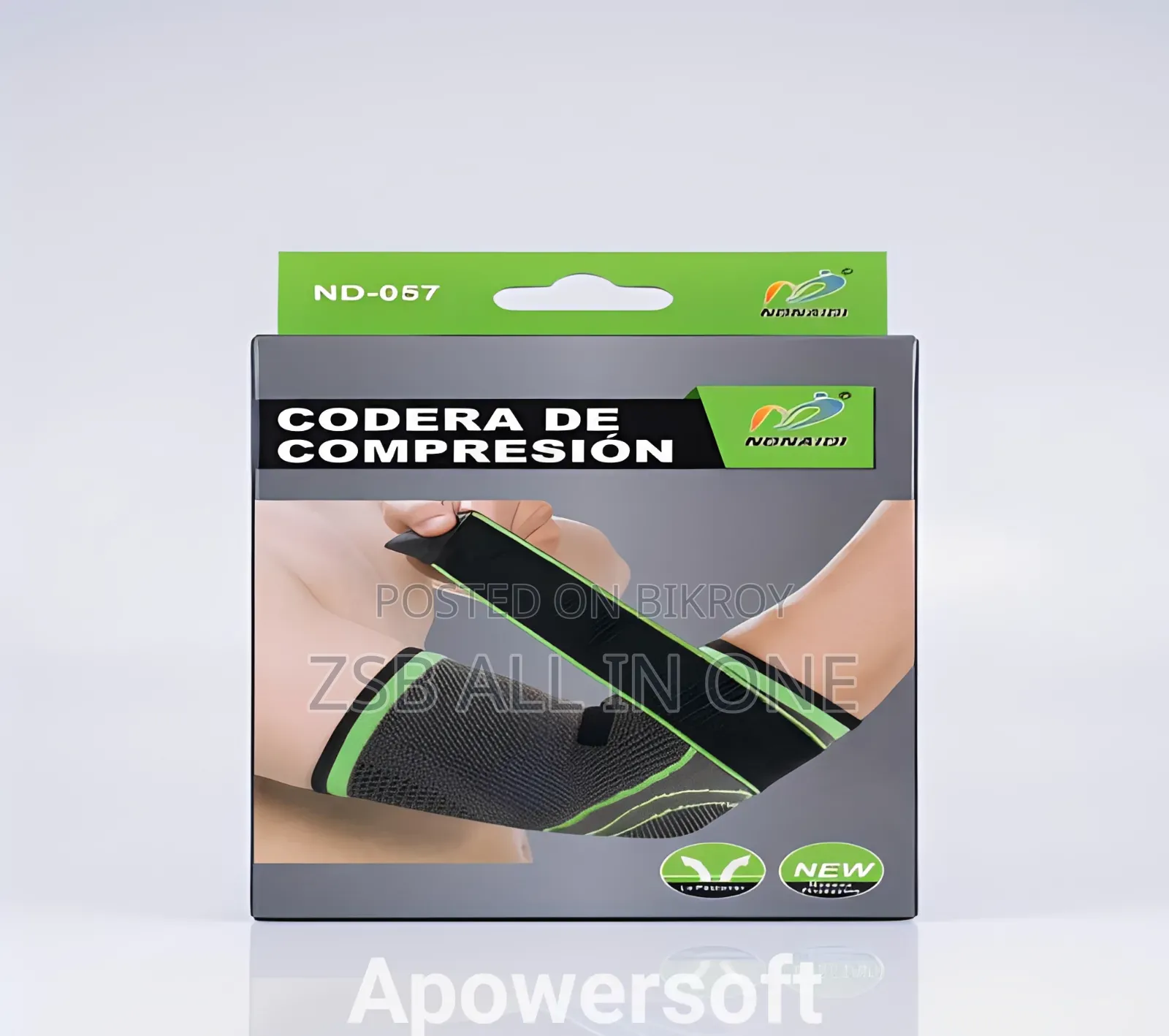 Elastic Wrist & Palm Compression Sleeve With Pressure Strap Support