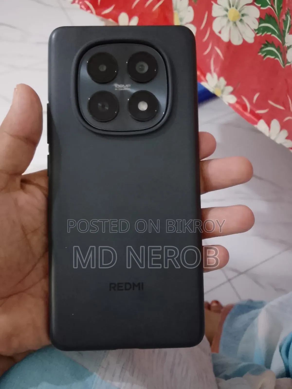নতুন Xiaomi Redmi Note 15 ১২৮ জিবি ব্ল্যাক