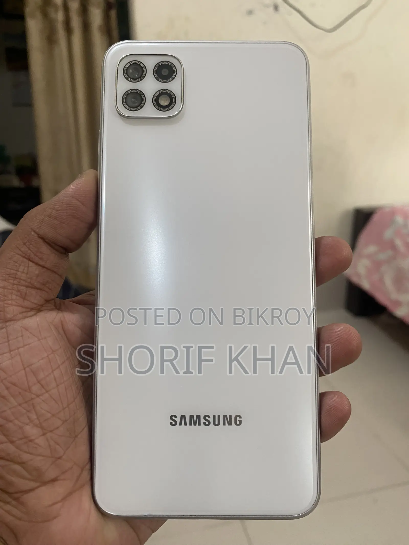 স্যামসাং গ্যালাক্সি এ২২ ৫জি ১২৮ জিবি হোয়াইট