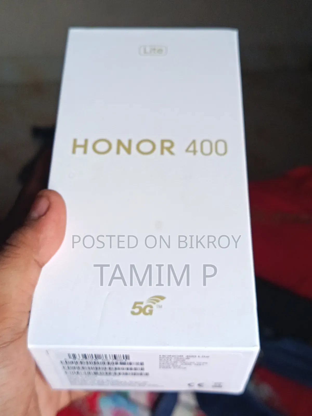 Honor 400 Lite 256 GB Gray