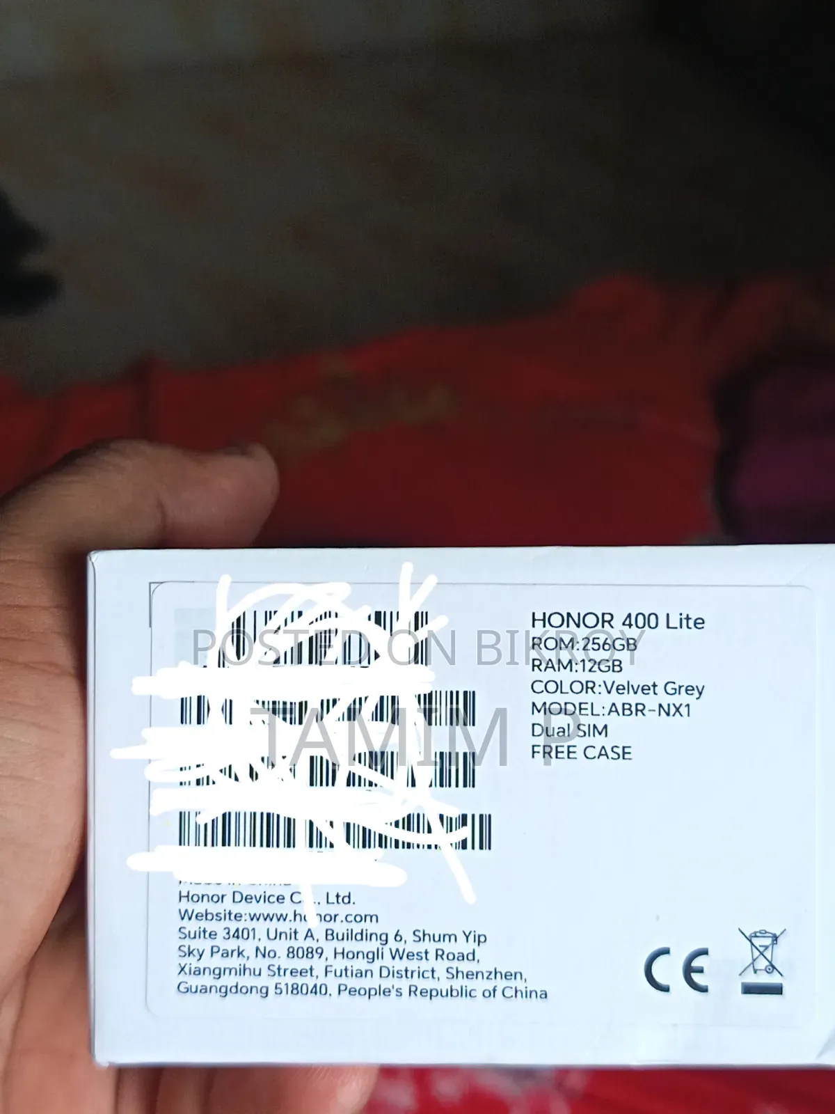 Honor 400 Lite 256 GB Gray