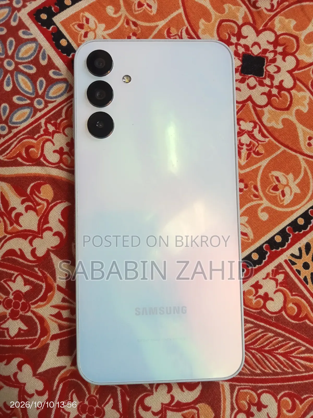 স্যামসাং গ্যালাক্সি এ১৫ ১২৮ জিবি হোয়াইট