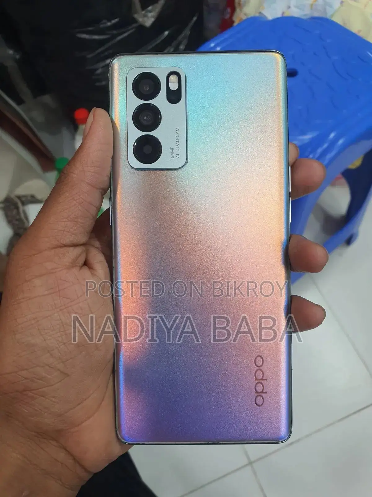 ওপ্পো রেনো ৬ প্রো প্লাস ৫জি ২৫৬ জিবি নীল