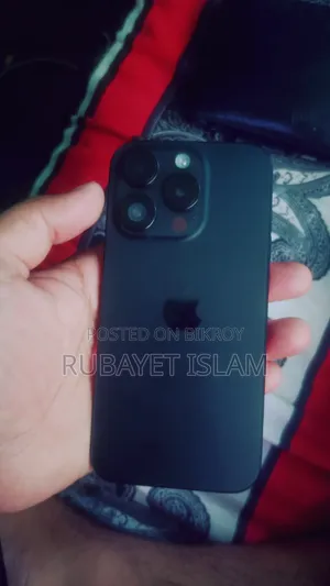 অ্যাপল আইফোন ১৫ প্রো ২৫৬ জিবি ব্ল্যাক