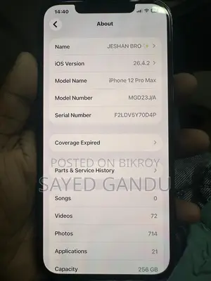 Apple iPhone 12 Pro Max 256 GB Blue