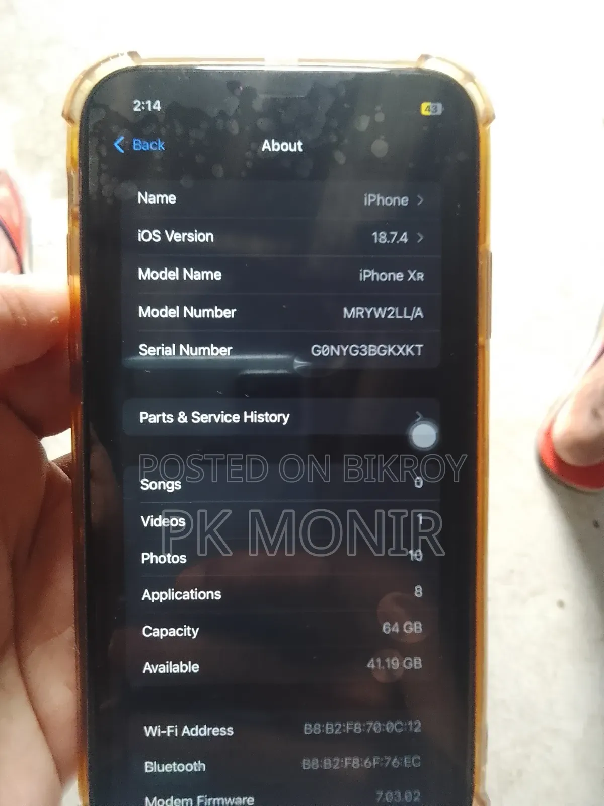 Apple iPhone XR 64 GB Orange