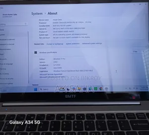 Laptop 8GB Intel Celeron SSD 256GB