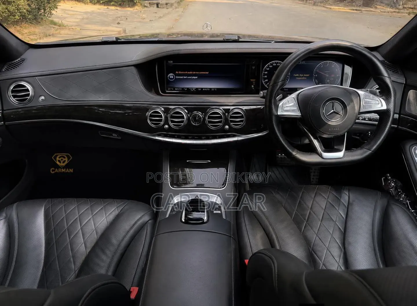 Mercedes-Benz S-Class S 300 BlueTEC HYBRID (W222) 2016 Blue