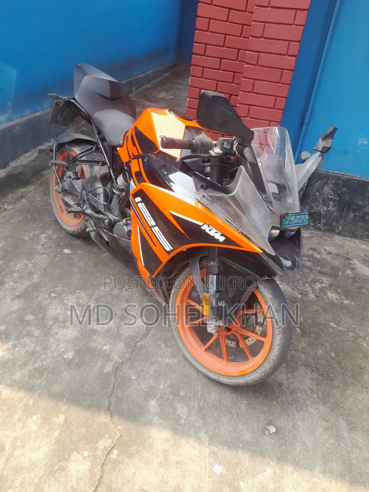 KTM RC 125 2020 Orange