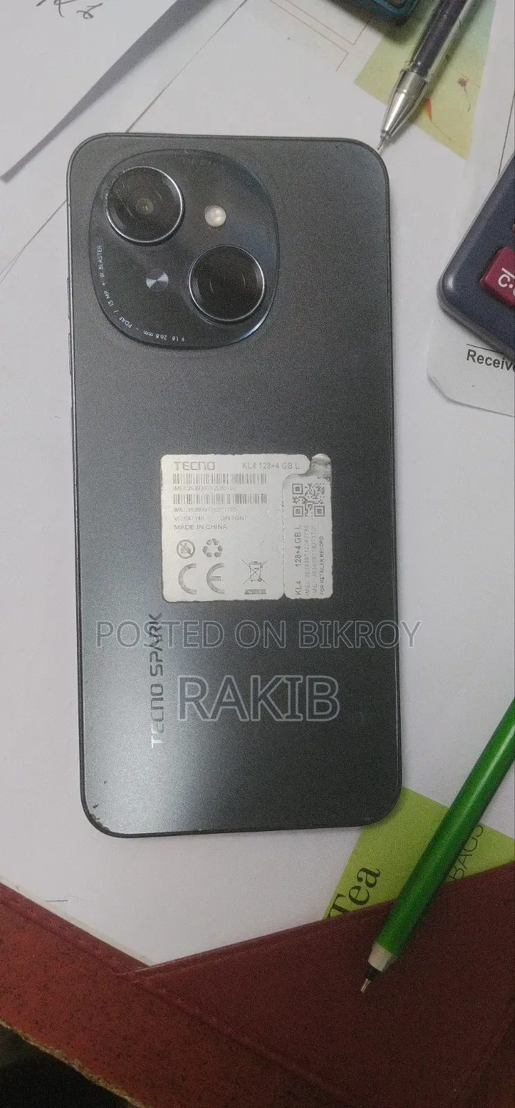 Tecno Spark Go 128 GB Black