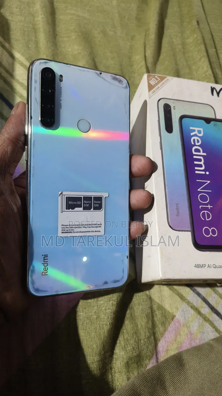 শাওমি রেডমি নোট ৮ ৬৪ জিবি সাদা