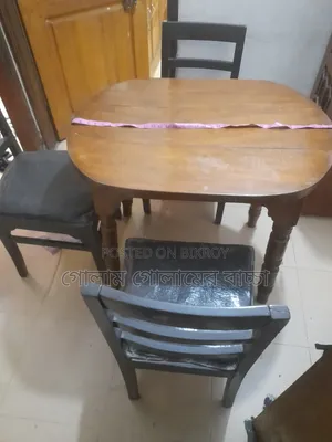 ৩৬/২৬ ছোট ডাইনিং টেবিল তিনটা চেয়ার