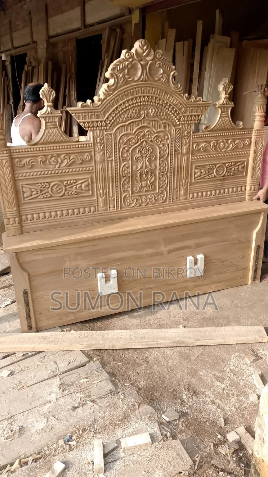 রাঙ্গামাটি সেগুন কাঠের খাট কুমিল্লায়