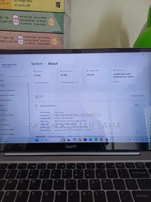 ল্যাপটপ ৮জিবি ইন্টেল সেলেরন এসএসডি ২৫৬জিবি