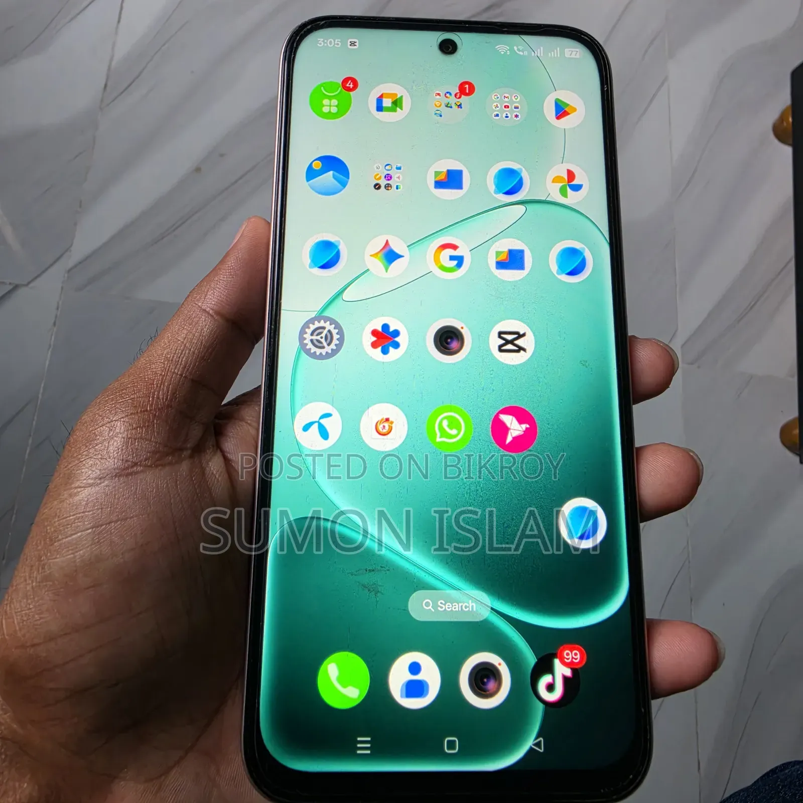 Oppo A6 128 GB Silver