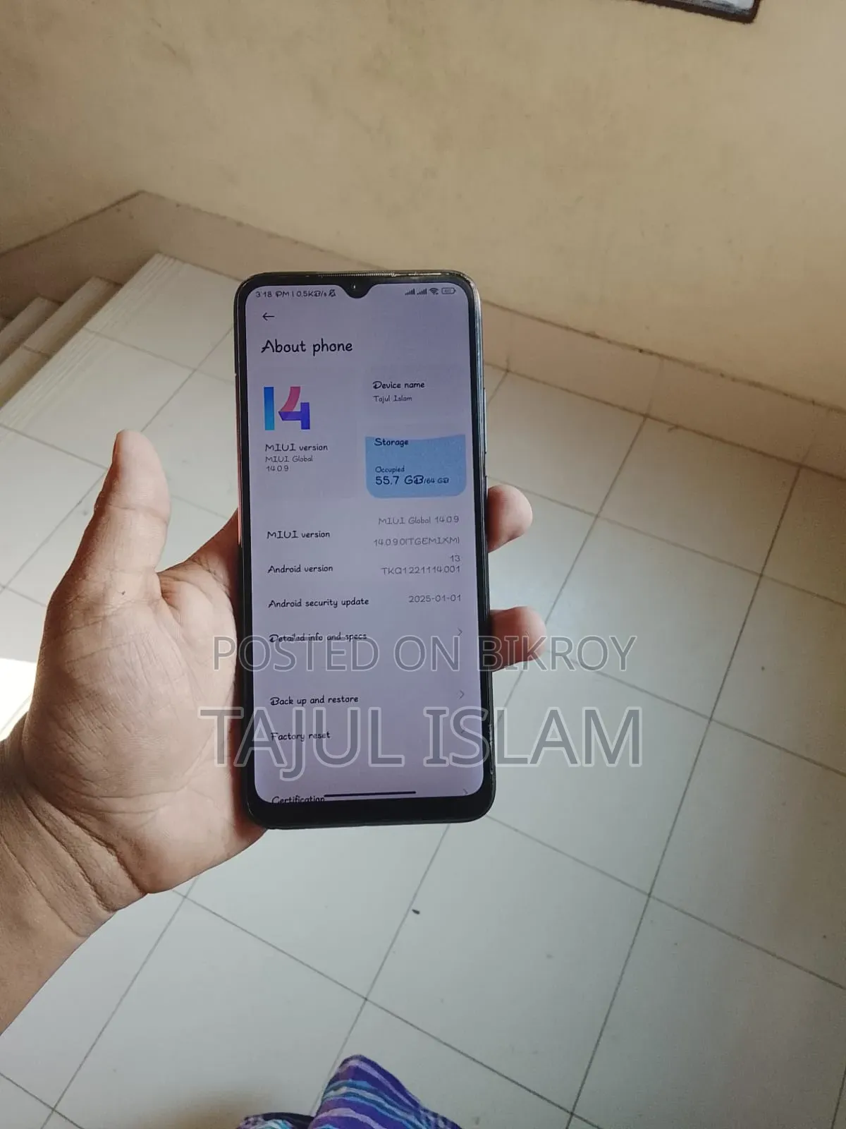 Xiaomi Redmi 10C 64 GB Black