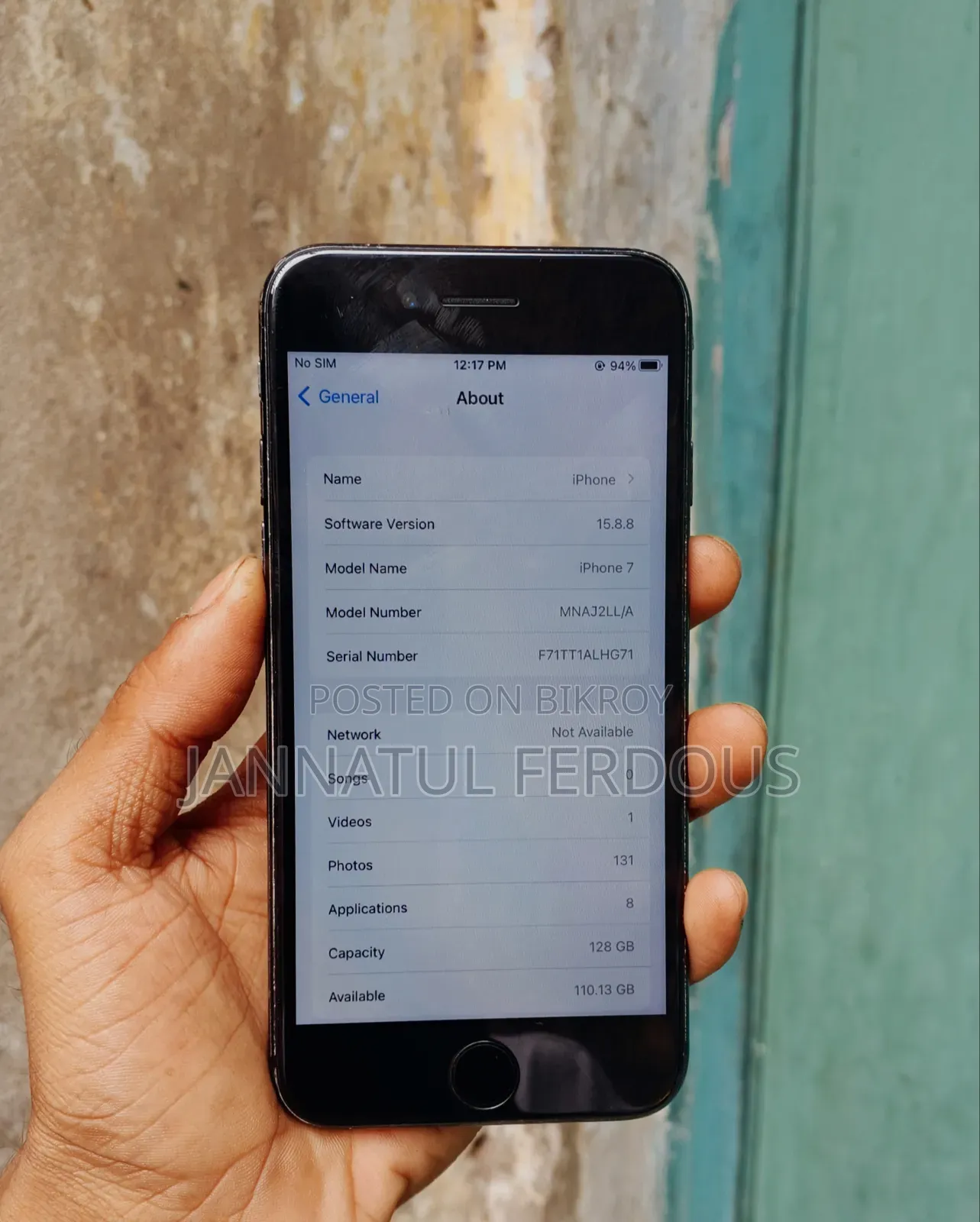 Apple iPhone 7 128 GB Black