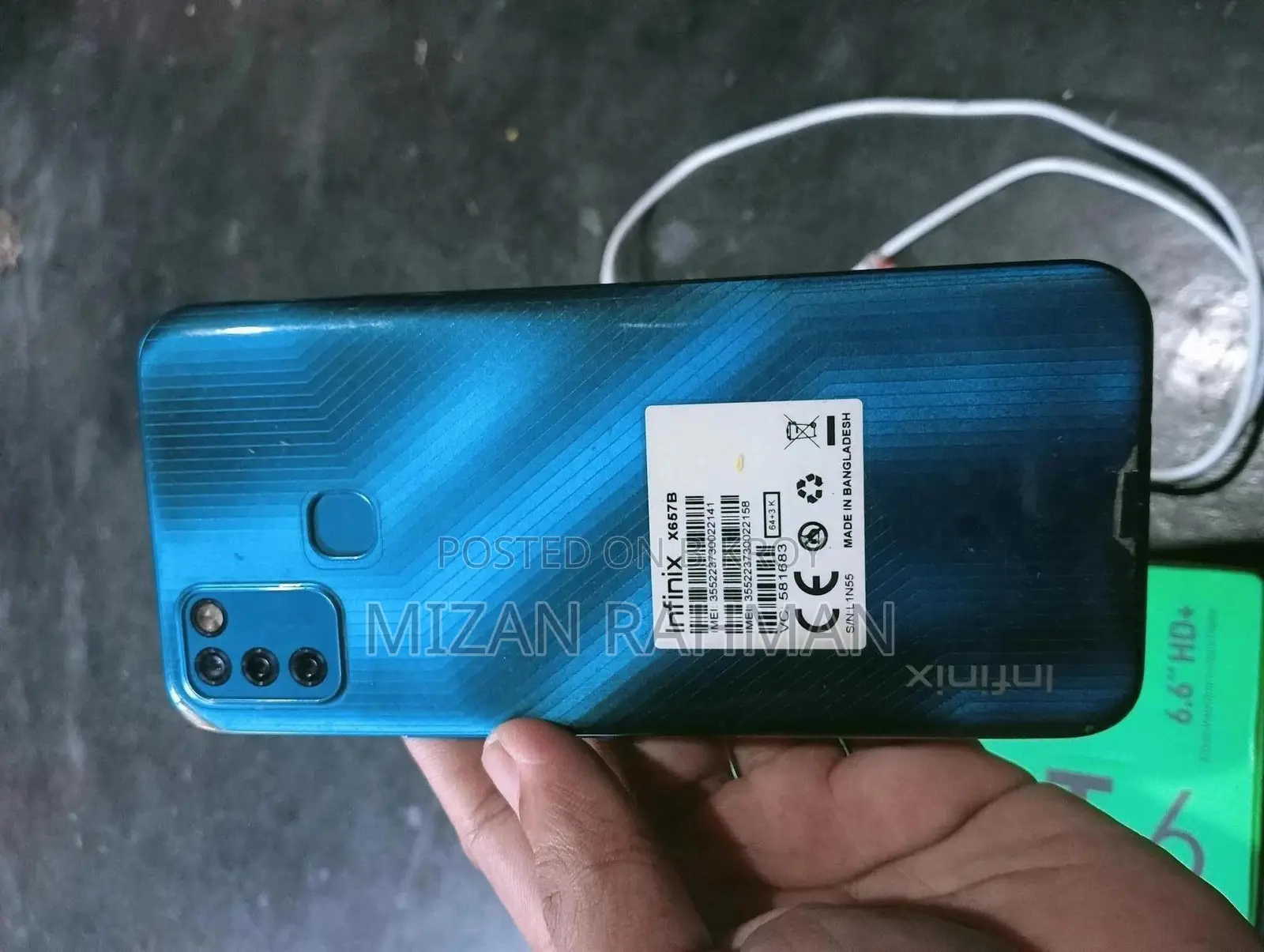 Infinix Smart 6 HD 64 GB Blue