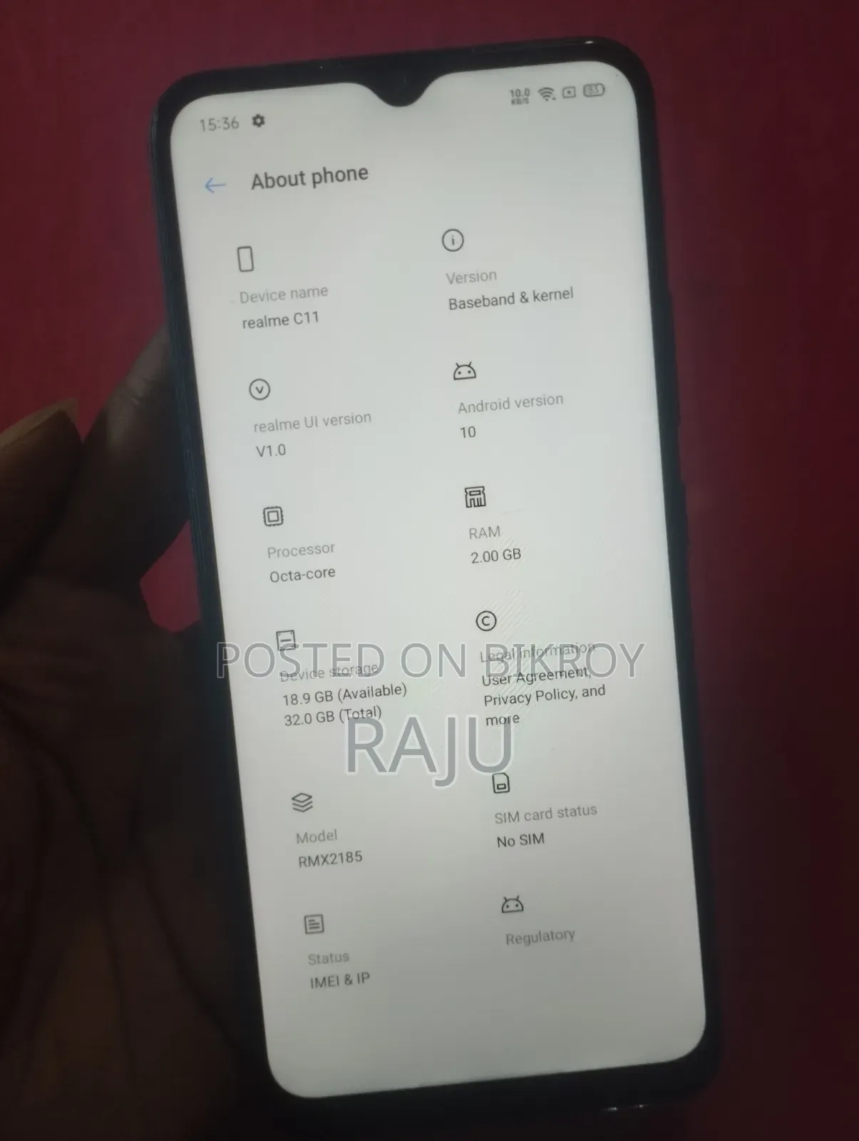 New Realme C11 2021 32 GB Black