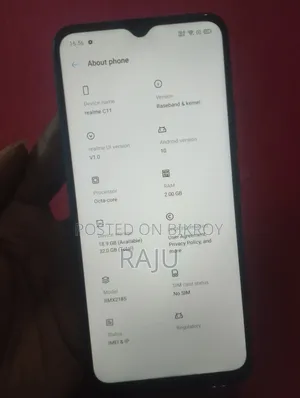 New Realme C11 2021 32 GB Black
