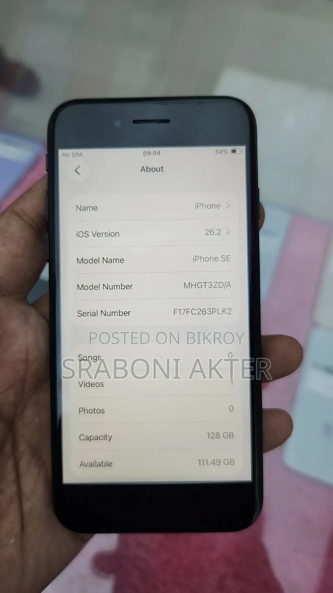 Apple iPhone SE (2020) 128 GB Black