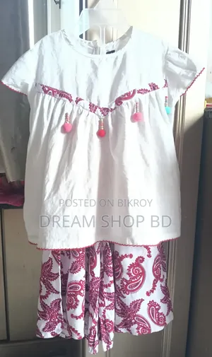 1-4 Years Branded Baby Girls 8 Pcs Nice Dresses