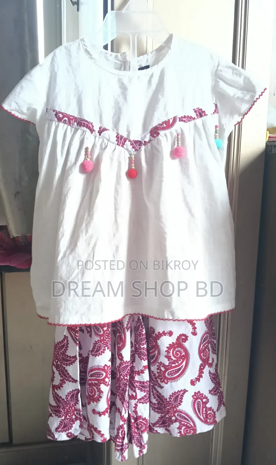 1-4 Years Branded Baby Girls 8 Pcs Nice Dresses