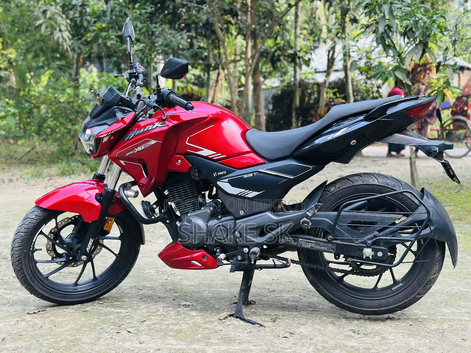 New Hero Hunk 150R Xtec 2026 Red