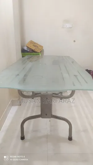 Double Glass Table