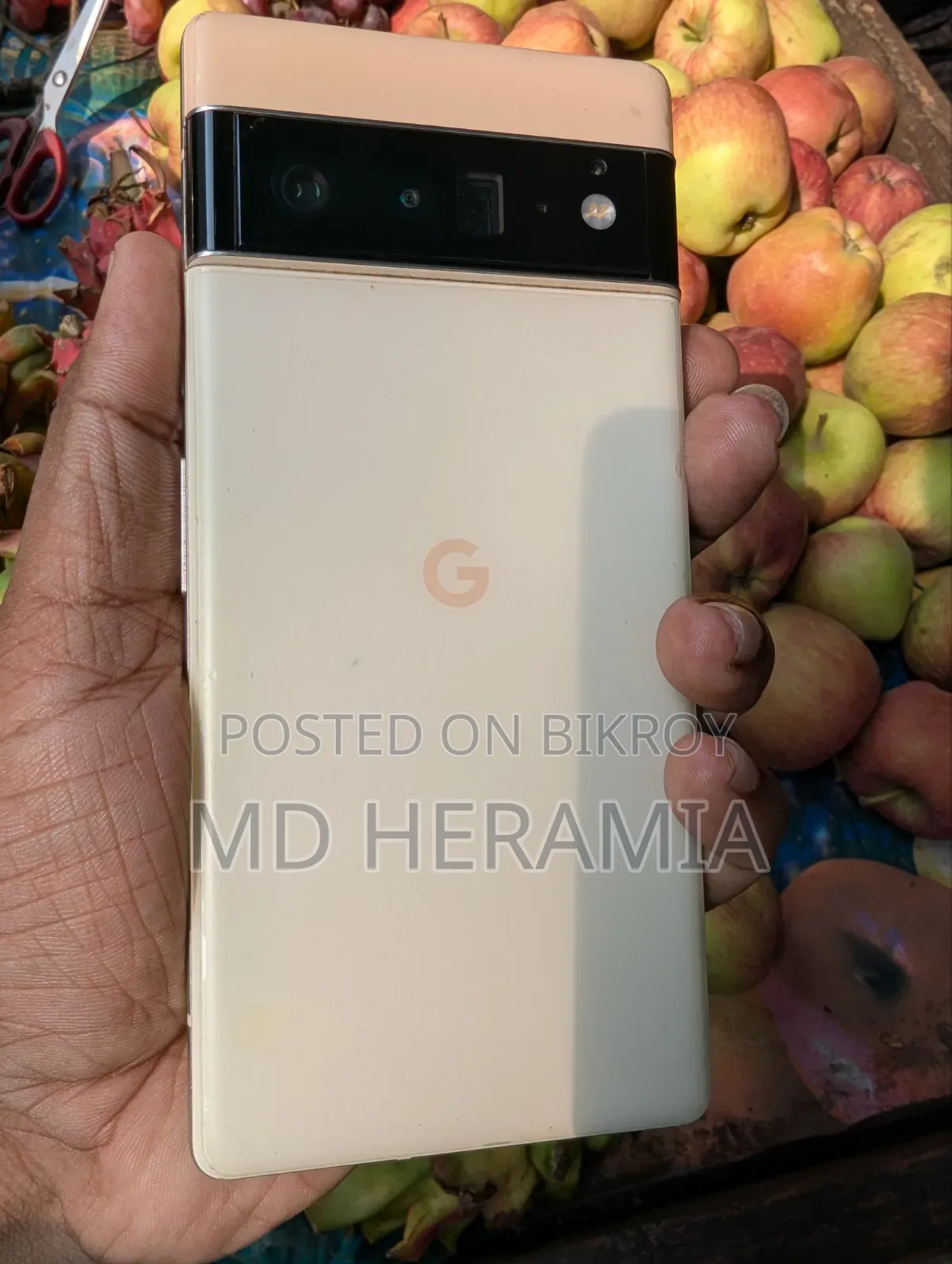 গুগল পিক্সেল ৬ প্রো ১২৮ জিবি গোল্ড