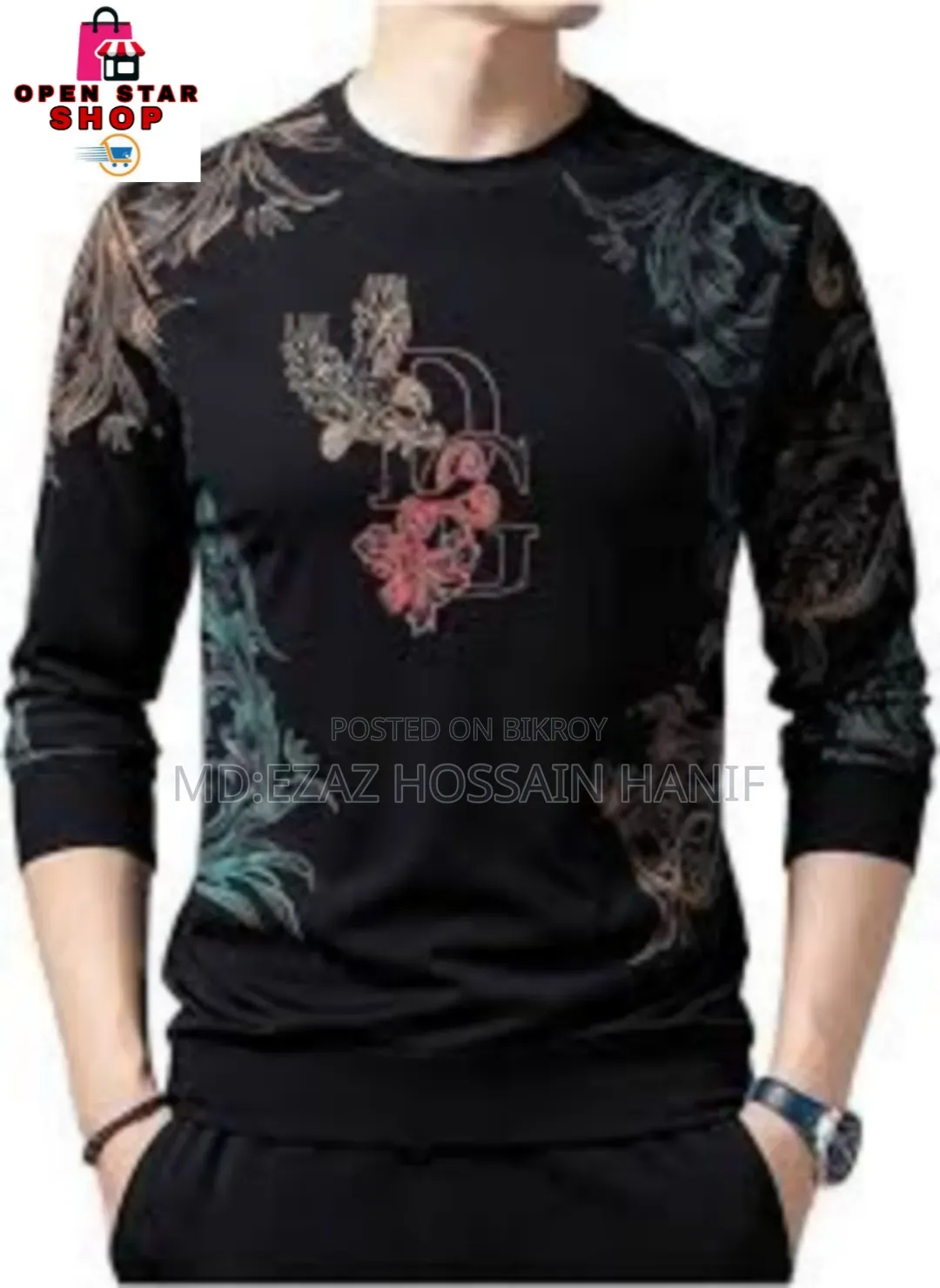 Mash Fabrics Full Sleeve T-Shirt 100% Quality Product