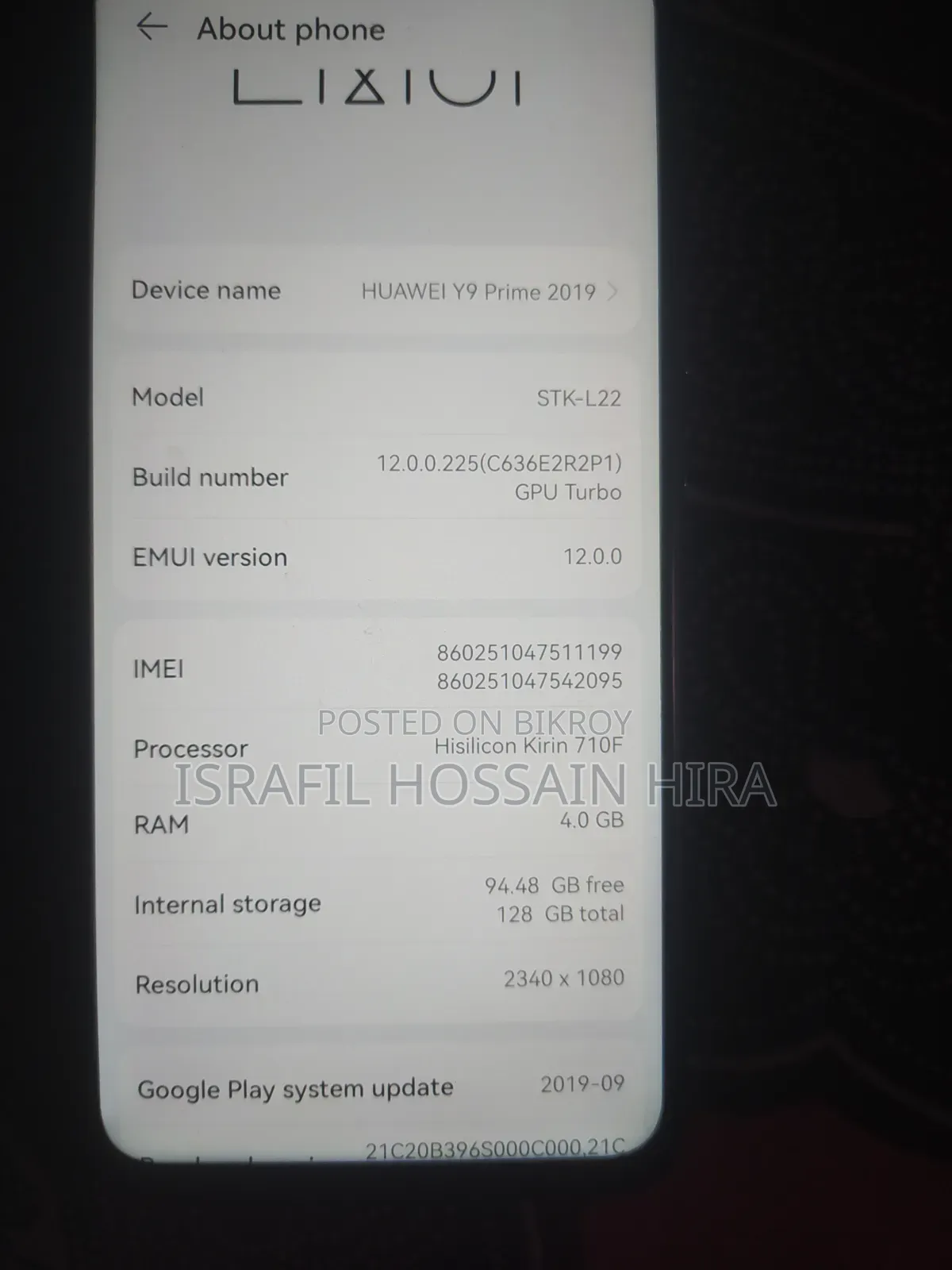 Honor 9 128 GB Black