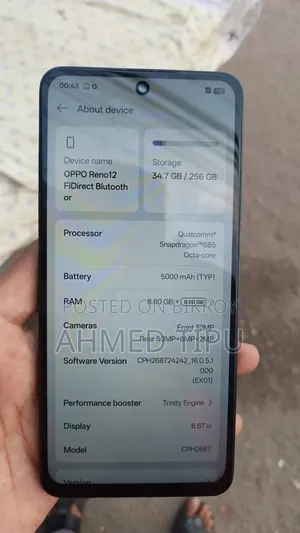 Oppo Reno 12 5G 256 GB Green