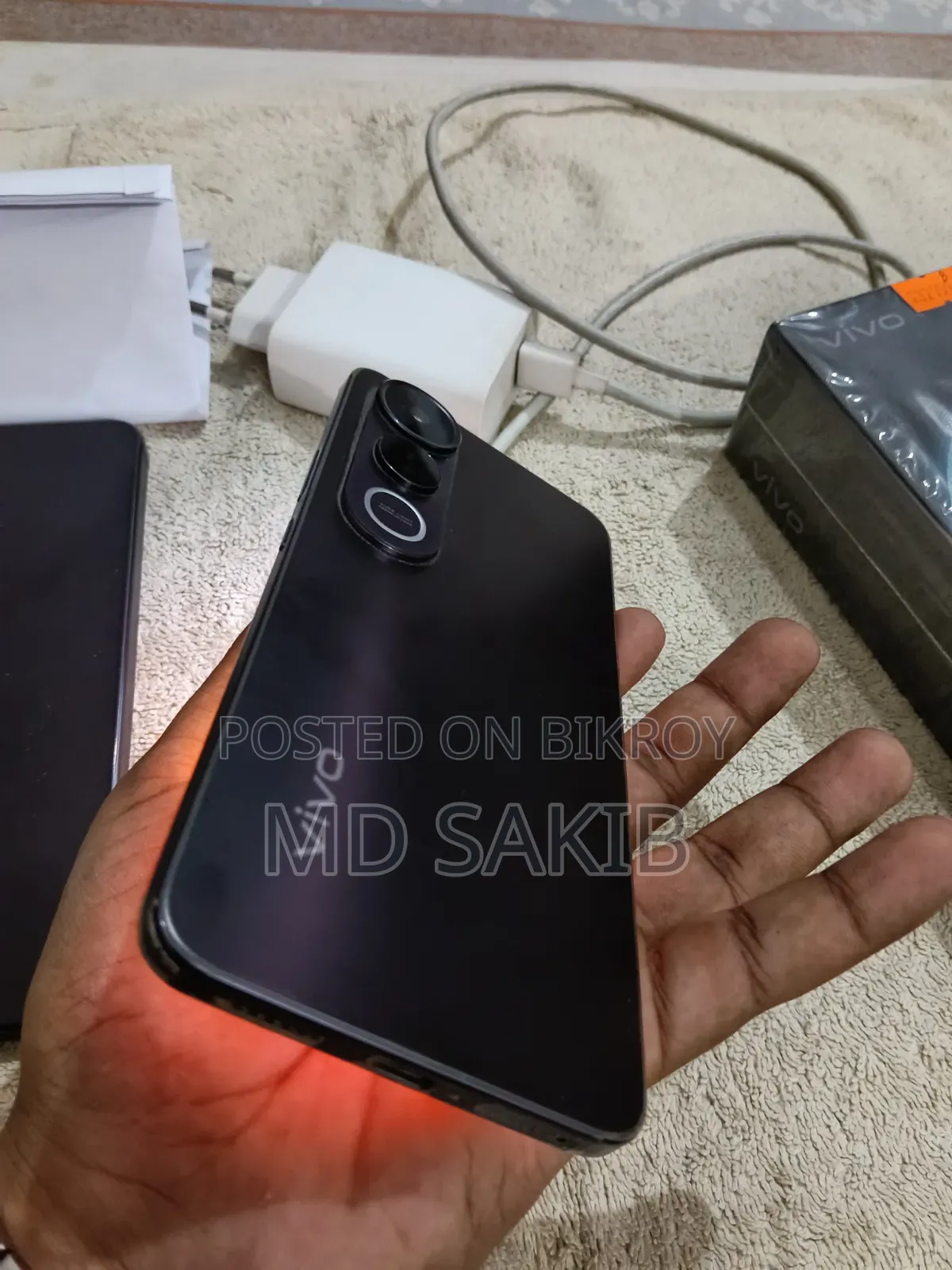Vivo V50 Lite 4G ২৫৬ জিবি কালো