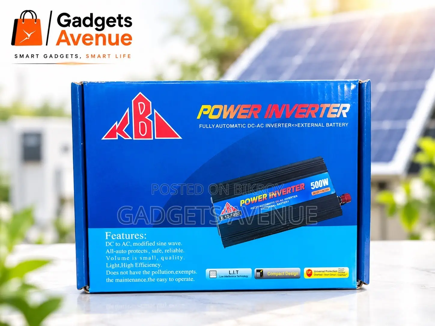 KBM E12-1000 | 1000W Power Inverter