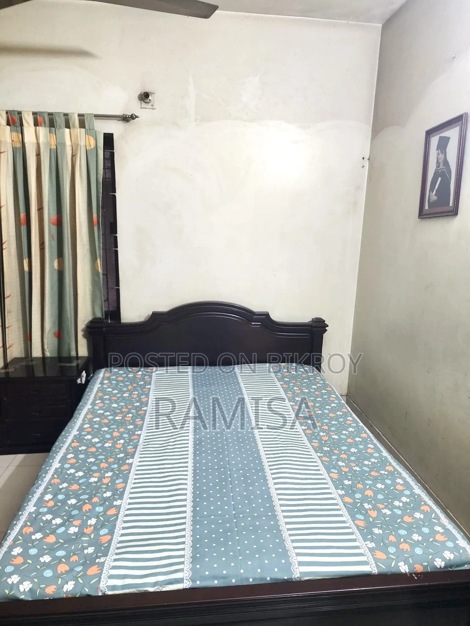 Hatil Wooden Bed With Mattress