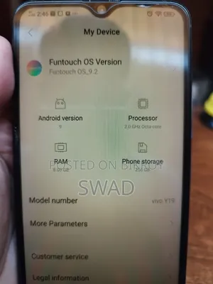 Vivo Y19 128 GB Blue